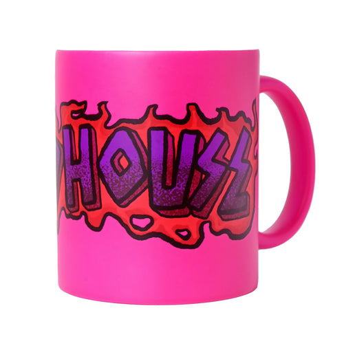Kaffeetasse "BIRDHOUSE" - NEON PINK