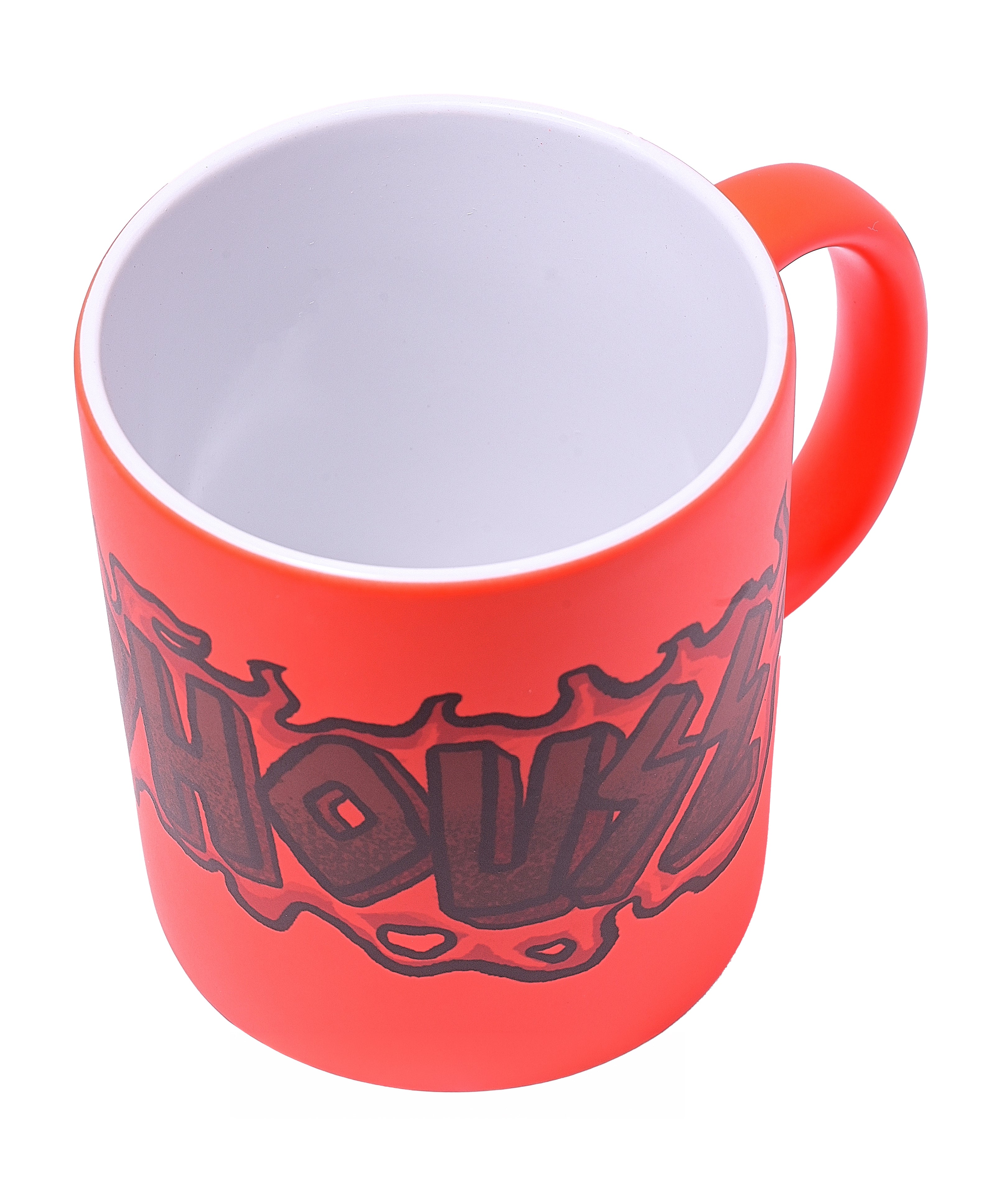 Kaffetasse "BIRDHOUSE" - NEON ORANGE